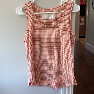 Anthropologie Striped Tank with Pocket